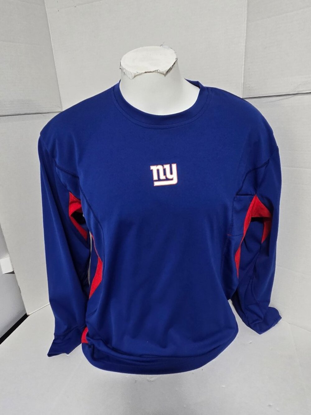 🏈 New York Giants NFL E-Systems Performance Long Sleeve Shirt – Men's Large